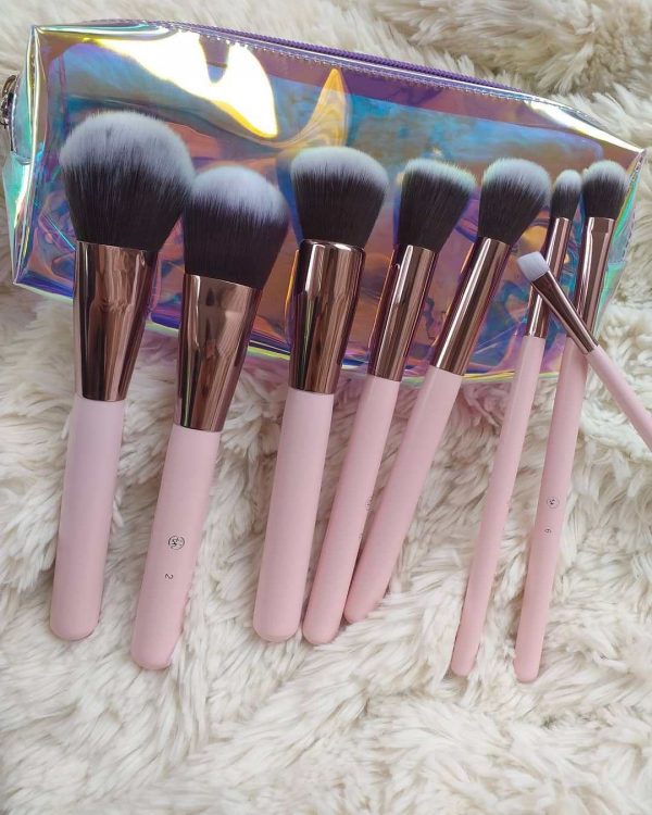 Bh 8 pcs brush set with bag