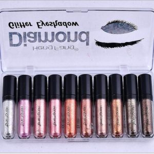 HengFang set of 10 mini glitter Eyeshadows set