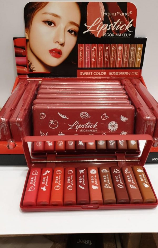 Heng Fang 10 Color Lipstick set