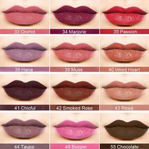 MISS ROSE Set of 6 Lipsticks Plus Liner